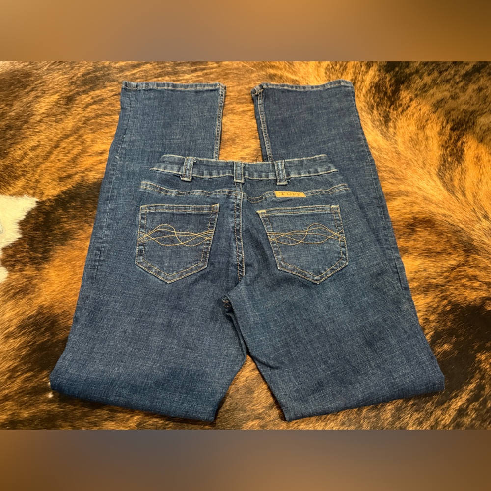 Cowgirl Tuff Women's Dark Blue Flare Jeans